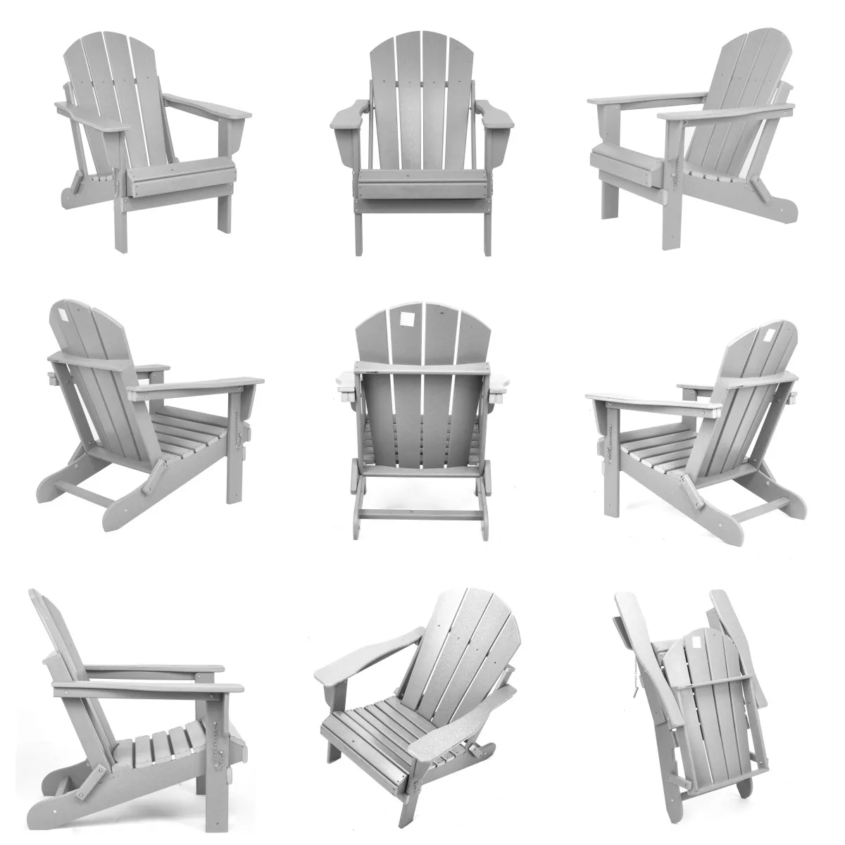 Black Resin Muskoka Folding Table Adirondack Chair Buy Plastic Chair