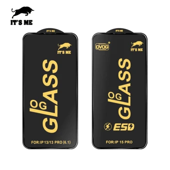 ESD Black Mobile Protect Flexible Anti Static Premium OG IT'S ME Tempered Glass for Iphone 16 for Huawei  for Samsung Screen