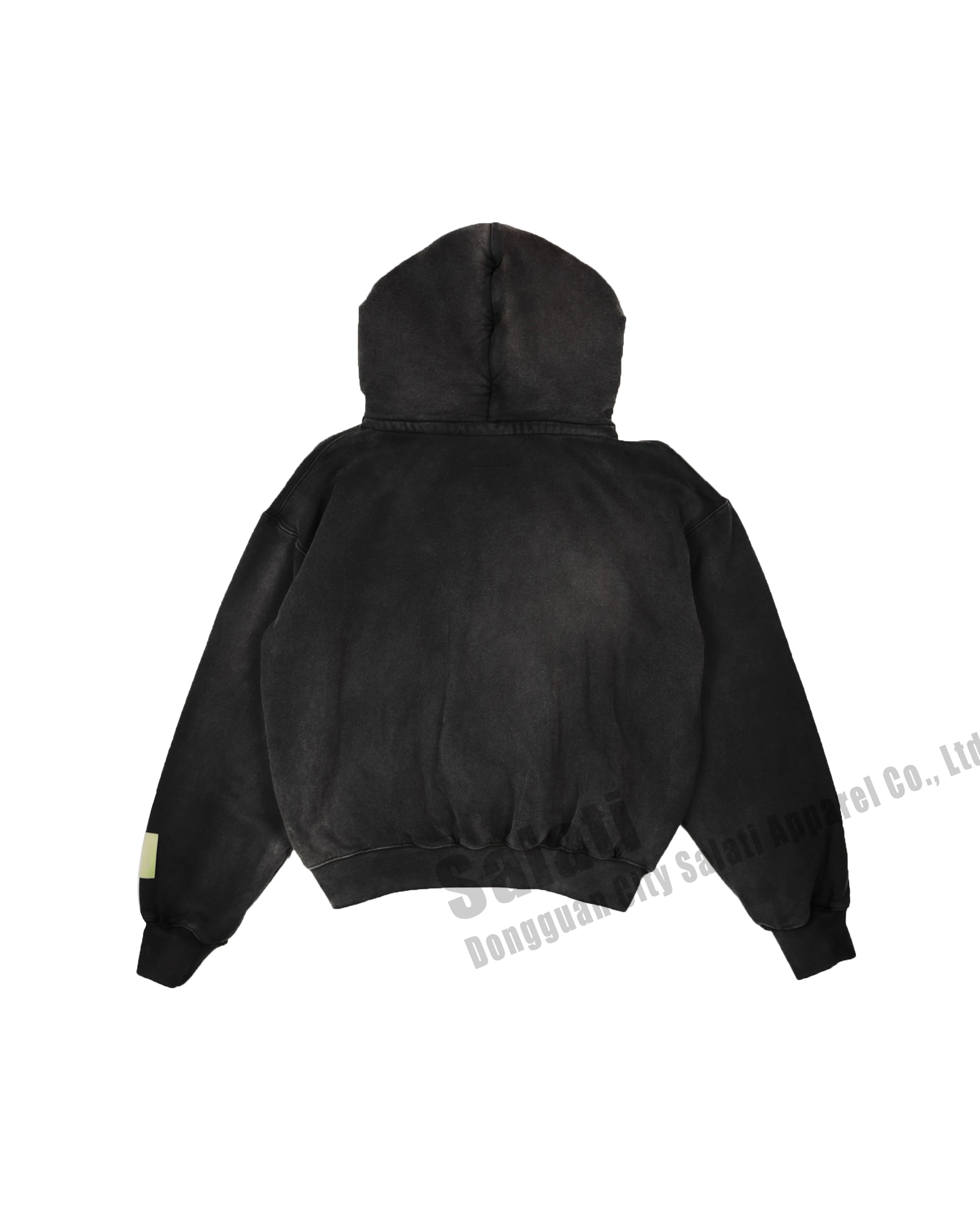 Unisex Pull Over Casual Hooded Sweatshirts Women Men Sun Faded Custom Heavy Cotton Blank Vintage Acid Wash Unisex Hoodies Hommes gallery 4