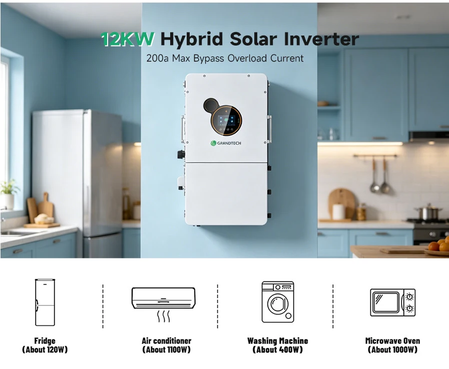 product grandtech 8kw 10kw 12kw ess hybrid inverter 48v split phase 24kw pv input parallel solar power system off grid inverter-6