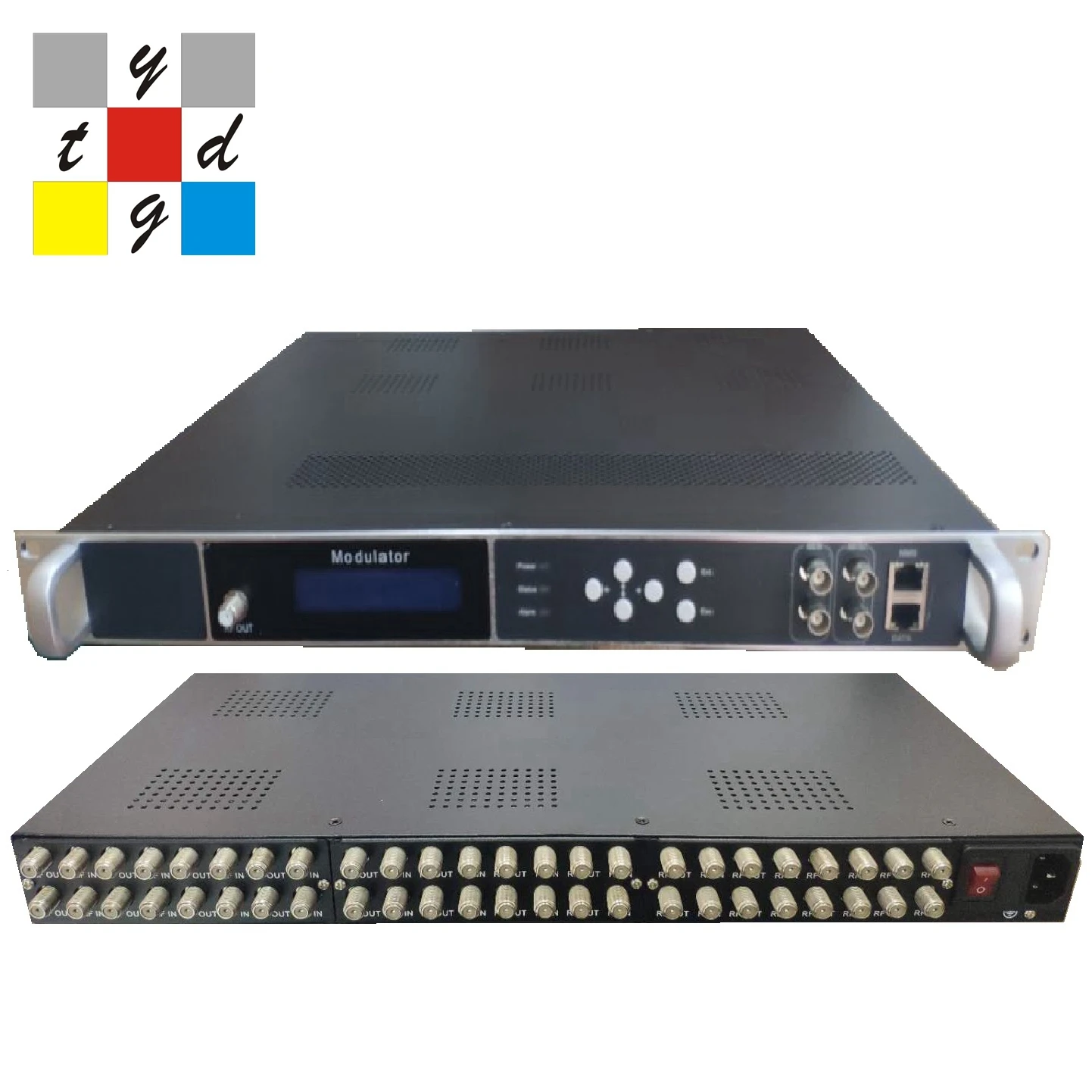 Fta iptv Transmodulator 8ch 24channels Dvbt Isdbt Qam Catv Rf Digital Modulator
