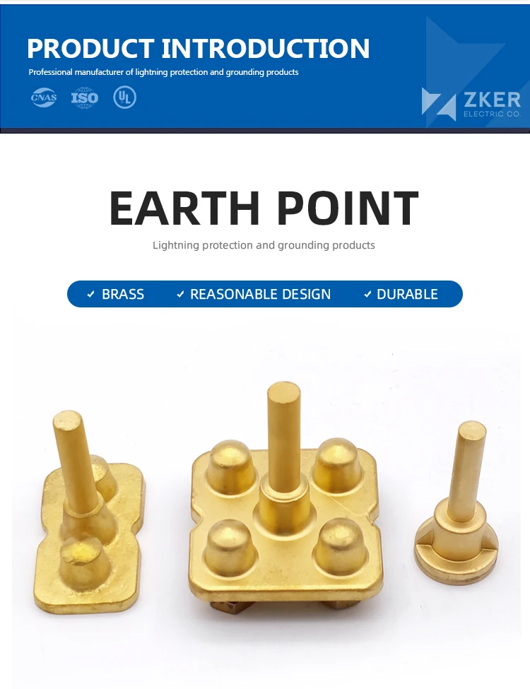 Professional Earthing System Earth Bonding Points Four Hole Earth Point ...