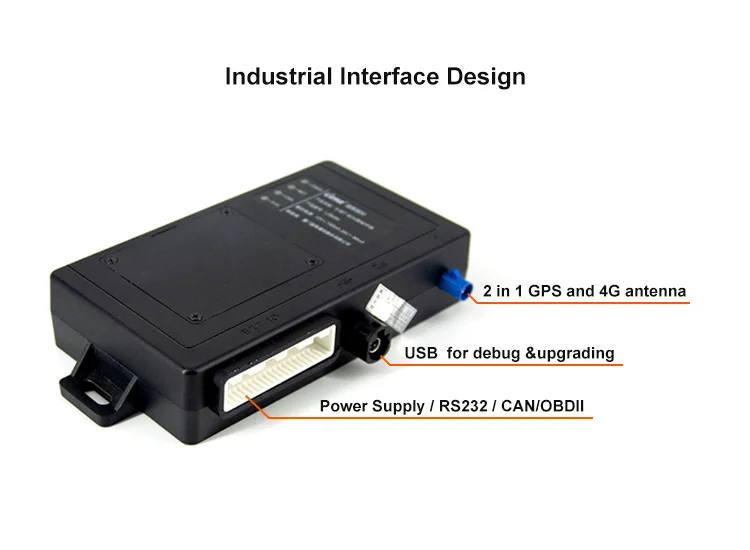 Smart Gps Tracking Device 4G 3G GPS tracker with Battery Fuel Level Consumption Function RS232 CAN Interface Gps Tracking System