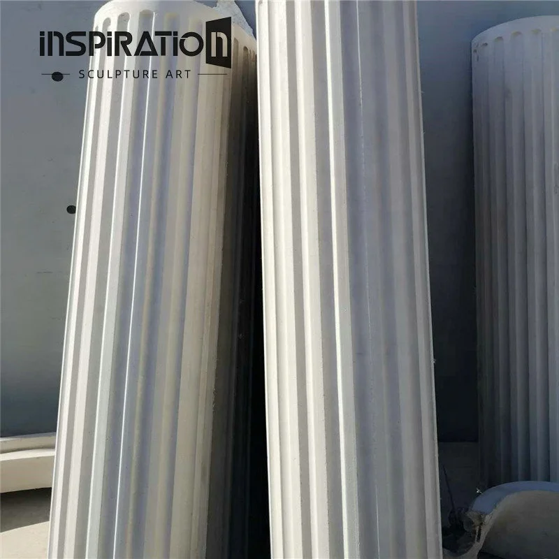Outdoor Decoration Light Weight EPS Polystyrene Foam Corinthian Column and Glass Fiber Reinforced Concrete GFRC