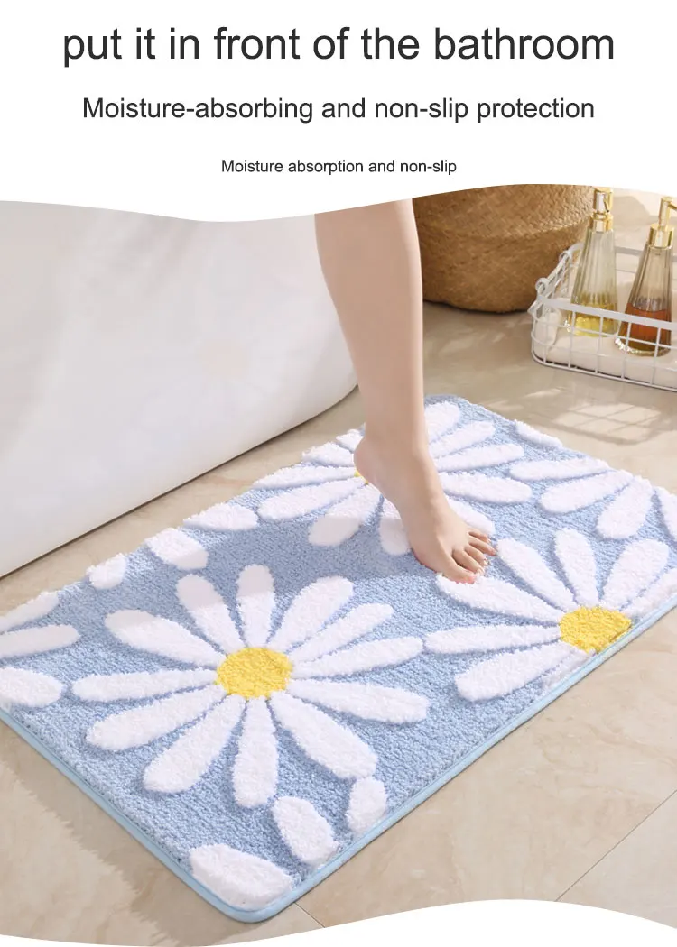 Bathroom Mat Supplier Custom anti-slip Bathmat Floor Mats and Carpets super absorbent microfiber sink bath mats rugs wholesalers factory