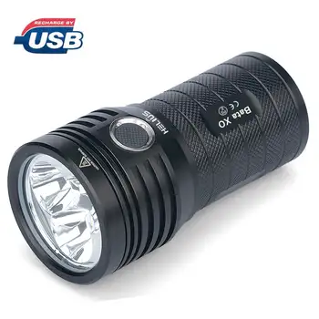 Hot Sale 10000 Lumen High Power Rechargeable LED Flashlight Xhp50 Torch Tactical Flashlight Torch Light For Camping Hiking