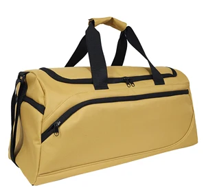 OEM Factory Gym Bag for Fitness Workout and Sports Travel Wet Pocket and Shoes Compartment Made of Oxford Material