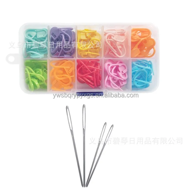 Colorful Plastic Safty Pins Sweater Mark Buckle Needle Knit DIY Weaving Tools​ 