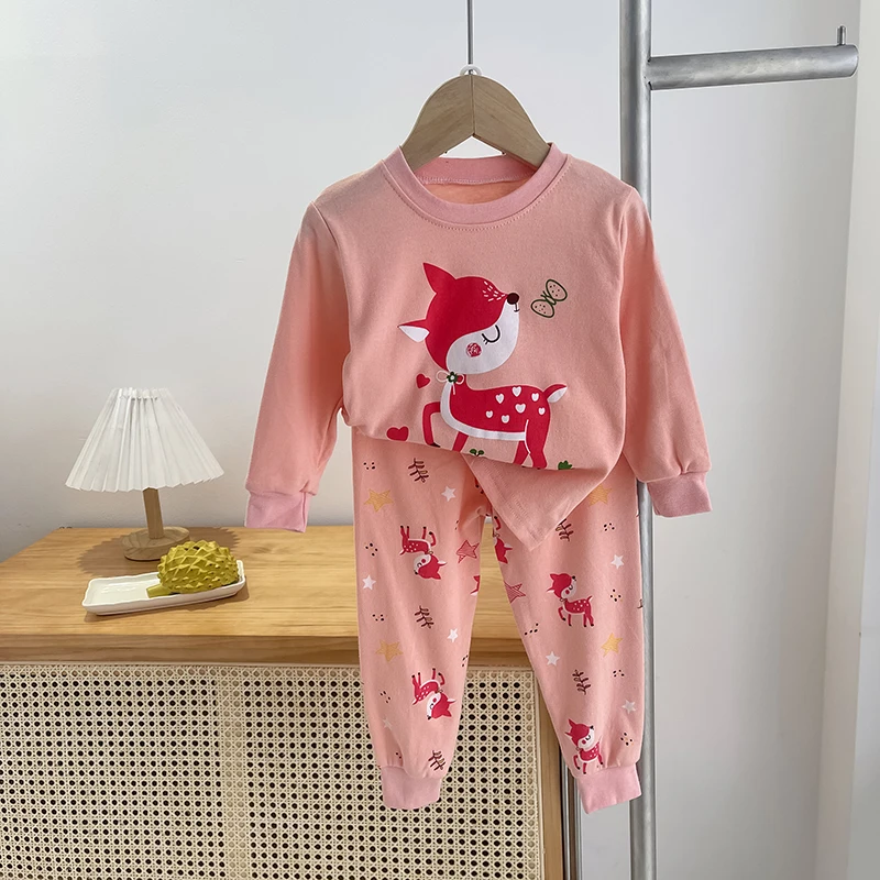 New Children's Underwear Set Cotton Pajamas For Boys And Girls Two ...