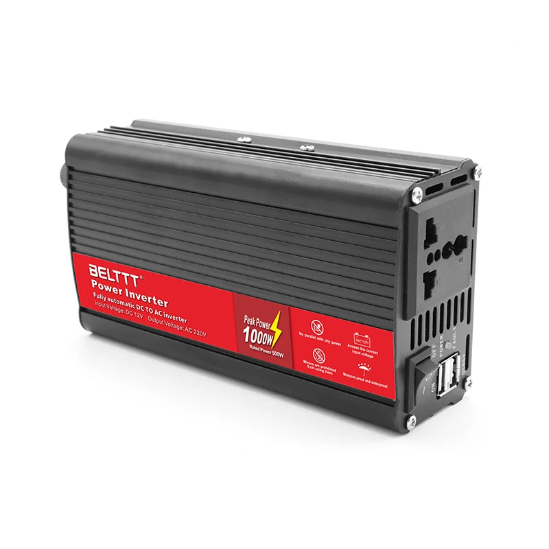 Odoga Inverter 12v 220v Auto - Convertitore 500W - Adattatore Presa Auto a Presa