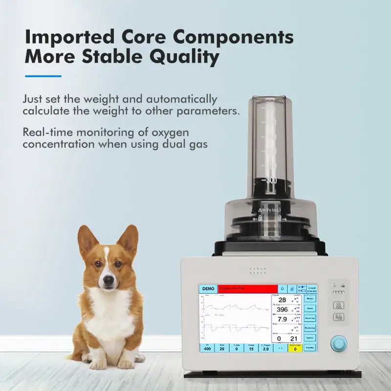 Anesthesia Ventilation Hd Touch Screen Match Different Brands Of
