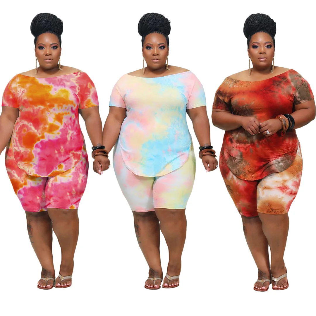 Short Pants Tie Dye Jogger Set 
