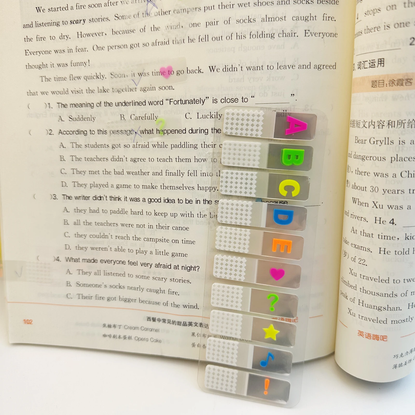 10 Color Number Sticker Letter Symbol Index Sticker Transparent Thin ...