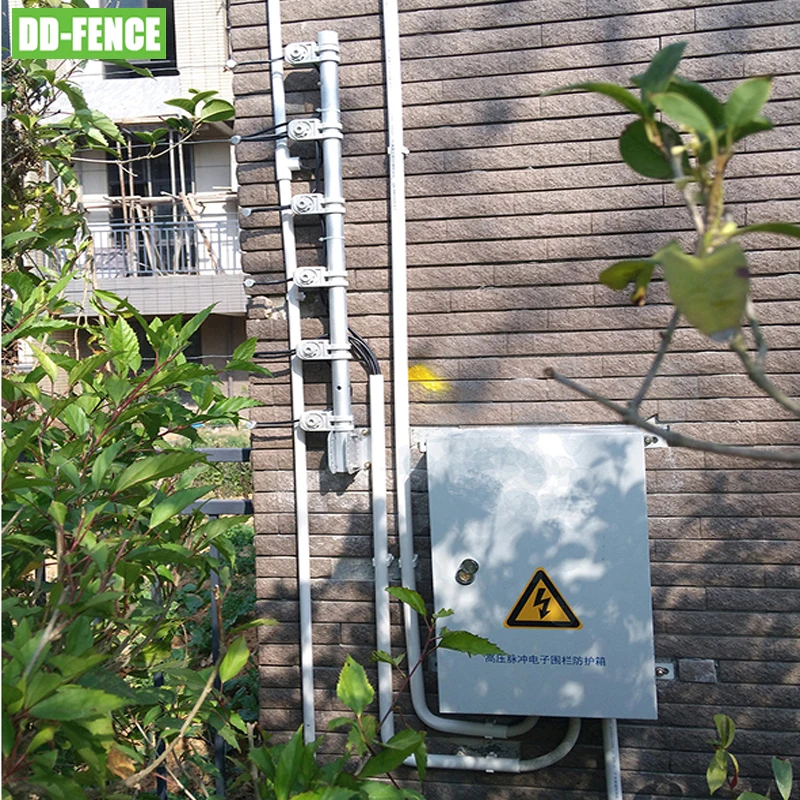 Source High Voltage Electric Security Fence Anti-theft Alarm System Include Energizer  Wire Posts Prevent Intrusion Electric Fence on m.