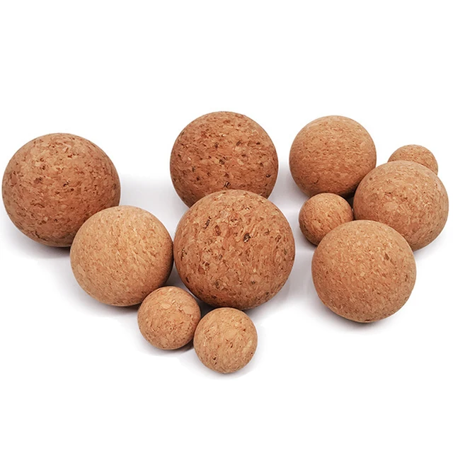 Supro Cork Material Wooden Ball Cork Massage Ball Yoga Massage Ball
