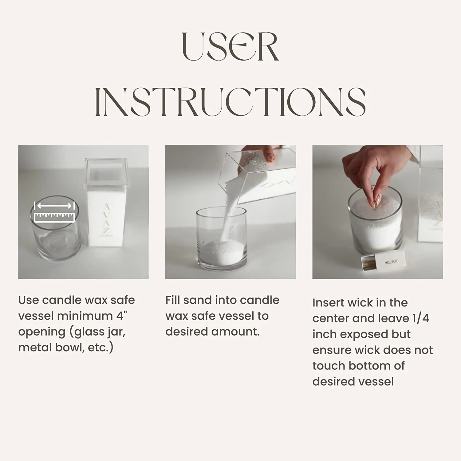 Plant Based Granulate Powder Candle Wax Sand Pearled Candles Decoration