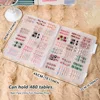Nail tablet storage box/can store 480 tablets