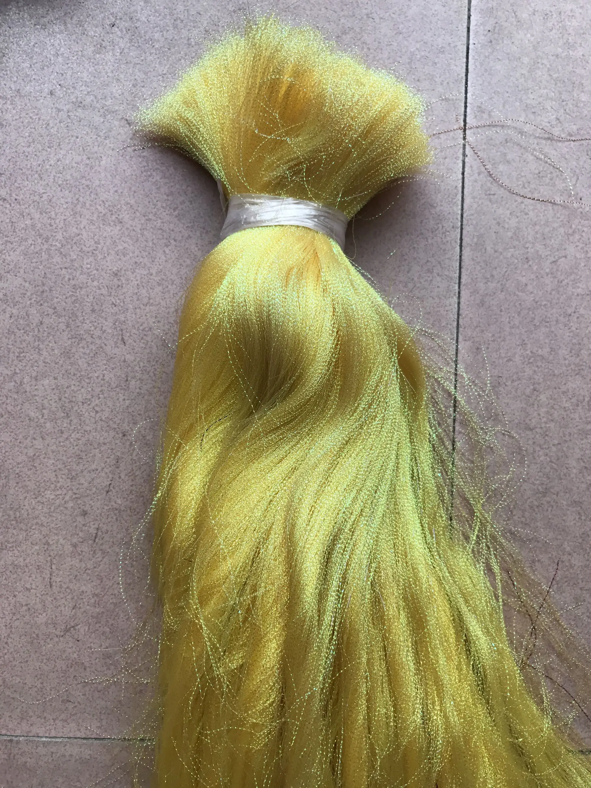 Праздничное украшение, волокна Анжелины