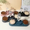 Ciotola in acciaio inossidabile 2 artiglio di gatto [500ml di acqua]