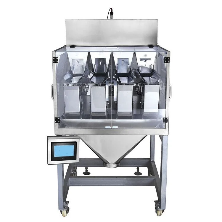 4 Head Linear Weigher Seed Packaging Machine Automatic Coffee Bean Food Filling Machine