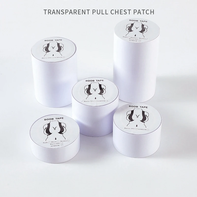 Matte Transparent Breast Lift Tape Fashion