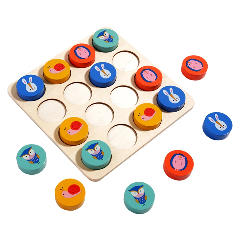 Funny Toy Enlightenment Sudoku Game Wooden Toy Logical Thinking Game Sudoku Interactive Game for Children