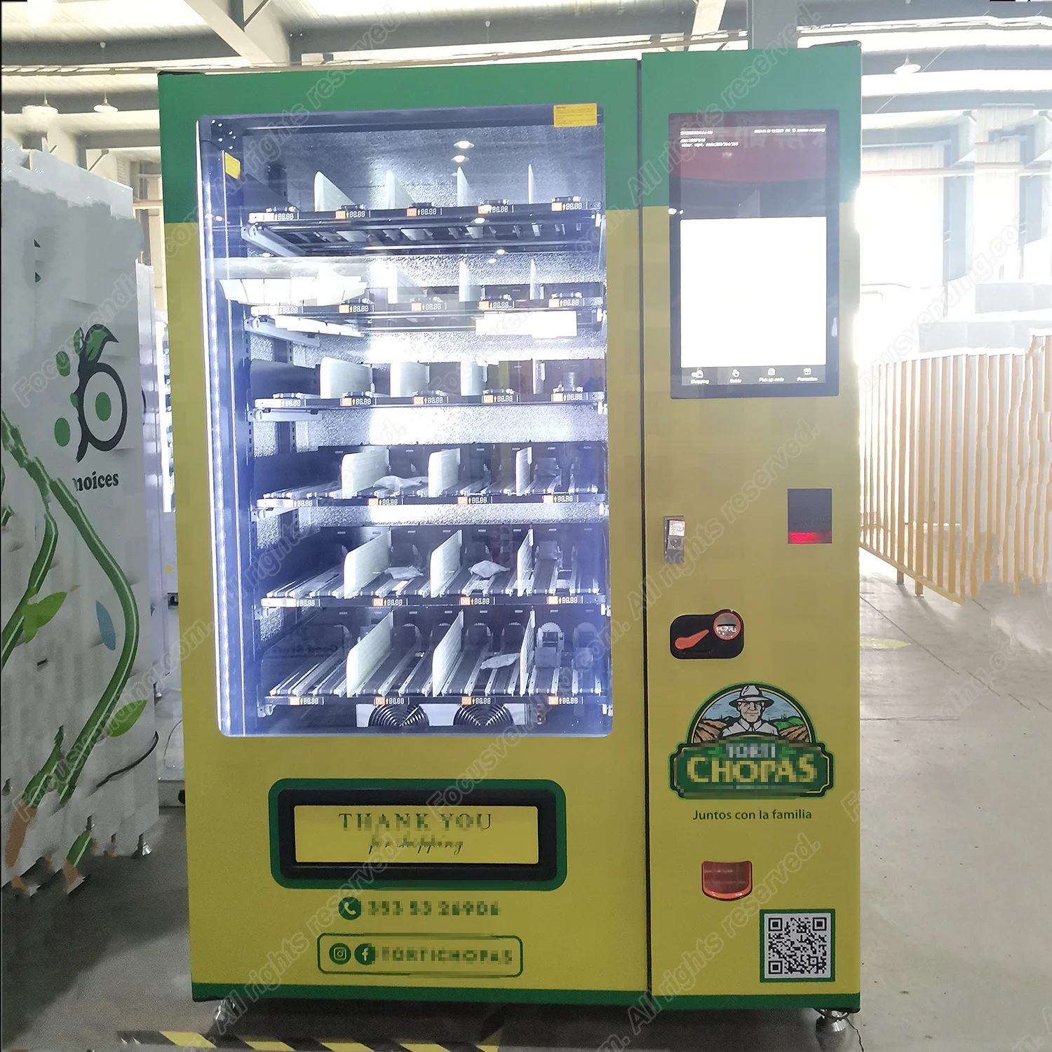 Pringles or cylinder goods vending machine BM-006