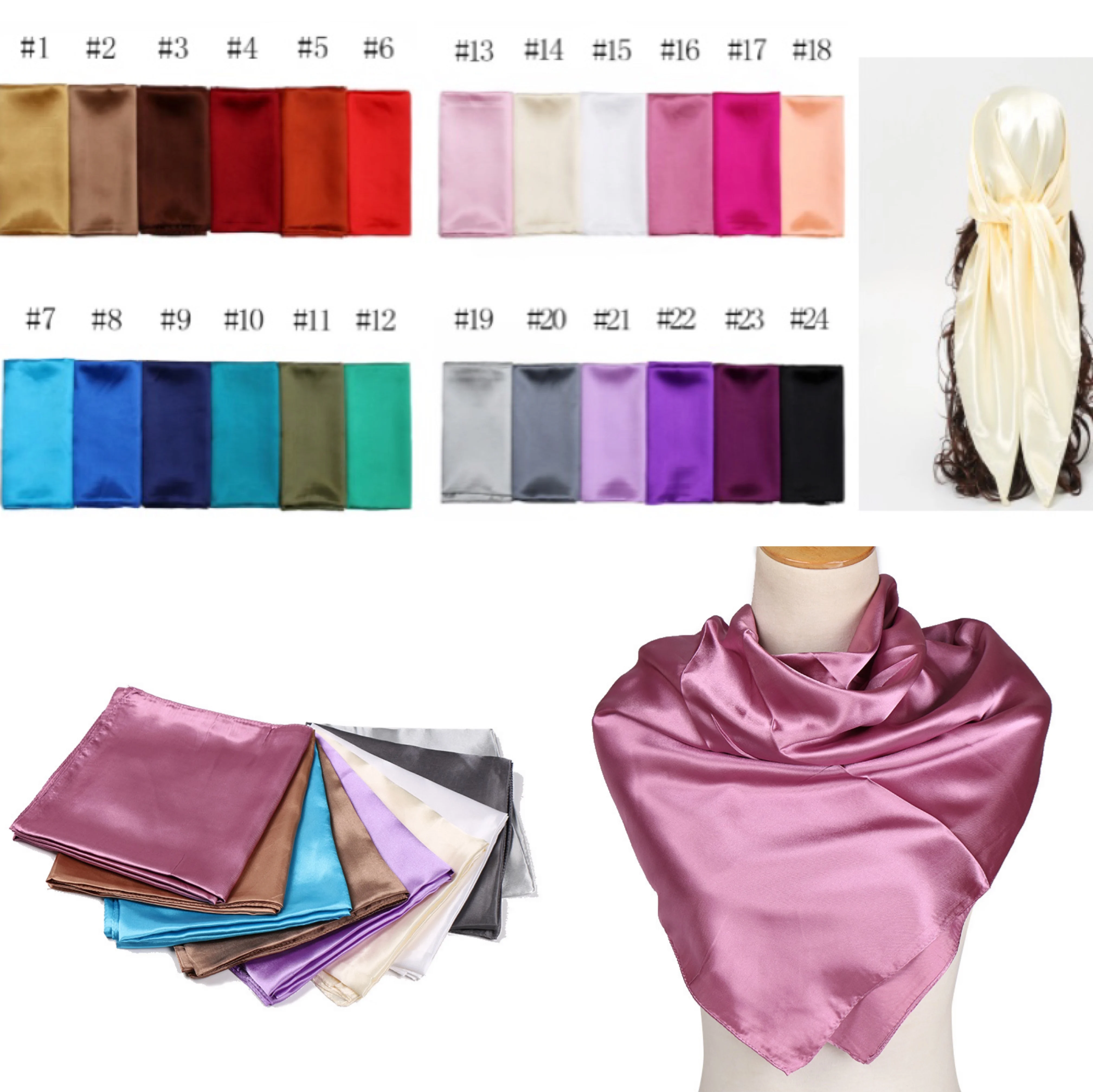 Wholesale High Quality Modern Chiffon Hijab Head Scarves