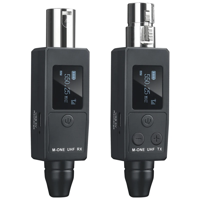 ワイヤレスマイクシステムXLRトランスミッター6.3レシーバーキットUSB