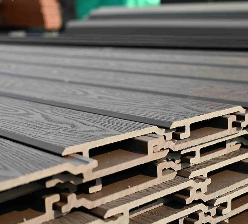 External Wood Grain Composite WPC Exterior Wall Panel Outdoor Exterior ...
