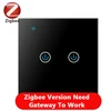 Zigbee Black 2Gang