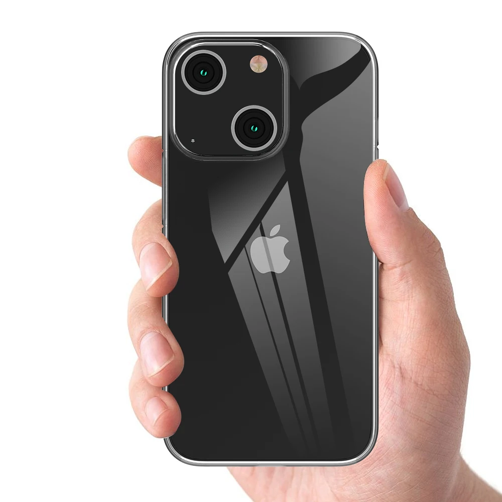 Guangzhou Pinjun 2MM Transparent Clear TPU Phone Accessories Mobile Cases Cover For iPhone 13 12 11 Pro Max X 8Plus 7Plus Case