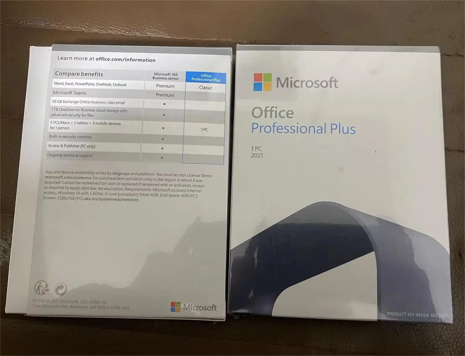 Office 2021 Professional Plus Retail Box (Keycard ) Global Online ...