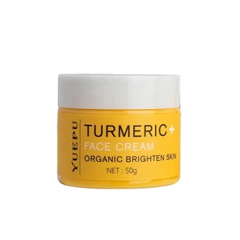 Yuepu Skin Vitamin C Moisturizer Turmeric Anti Aging Acne Bleaching Dark Spot Removing Face Whitening Cream