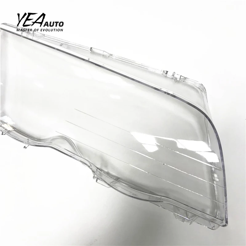 product yea auto car headlight glass pc lampshade cover lens for bmw 3 series e46 318i 325i headlamp glass shade lens cover 1998 2001-37