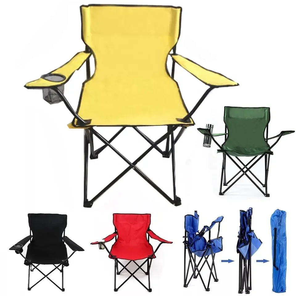 Siège Pliable Imperméable – Dossier Rembourré, Poignée De Transport, 42x40 Cm – Pour Camping, Festival, Pique-nique