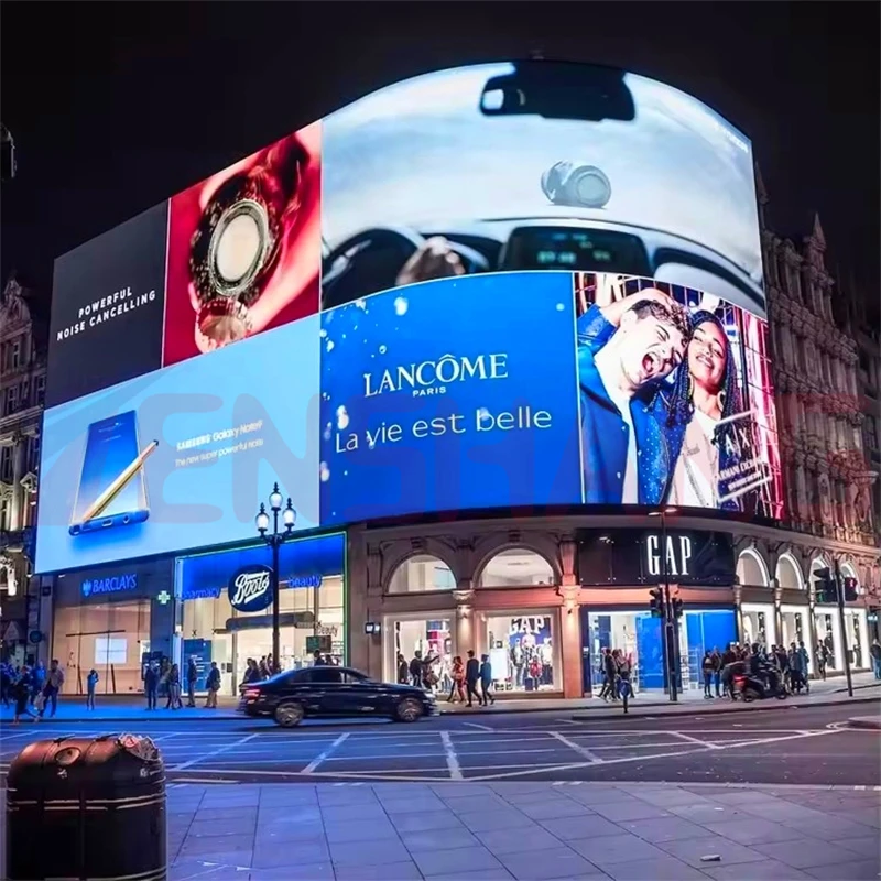 Full Color Hd Image Video Cross Board Panel Large Led Screen Module Japan Videos Fixed P12 P8 P16 P10 Outdoor Led Display