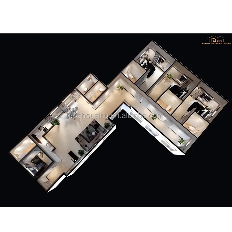 2024 New Tech Material Fast Construction Prefab Concrete Houses for Sale