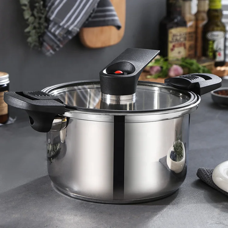 Custom Cookware Kitchen Cooking Pot 304 Stainless Steel Induction Micro Pressure Cookers