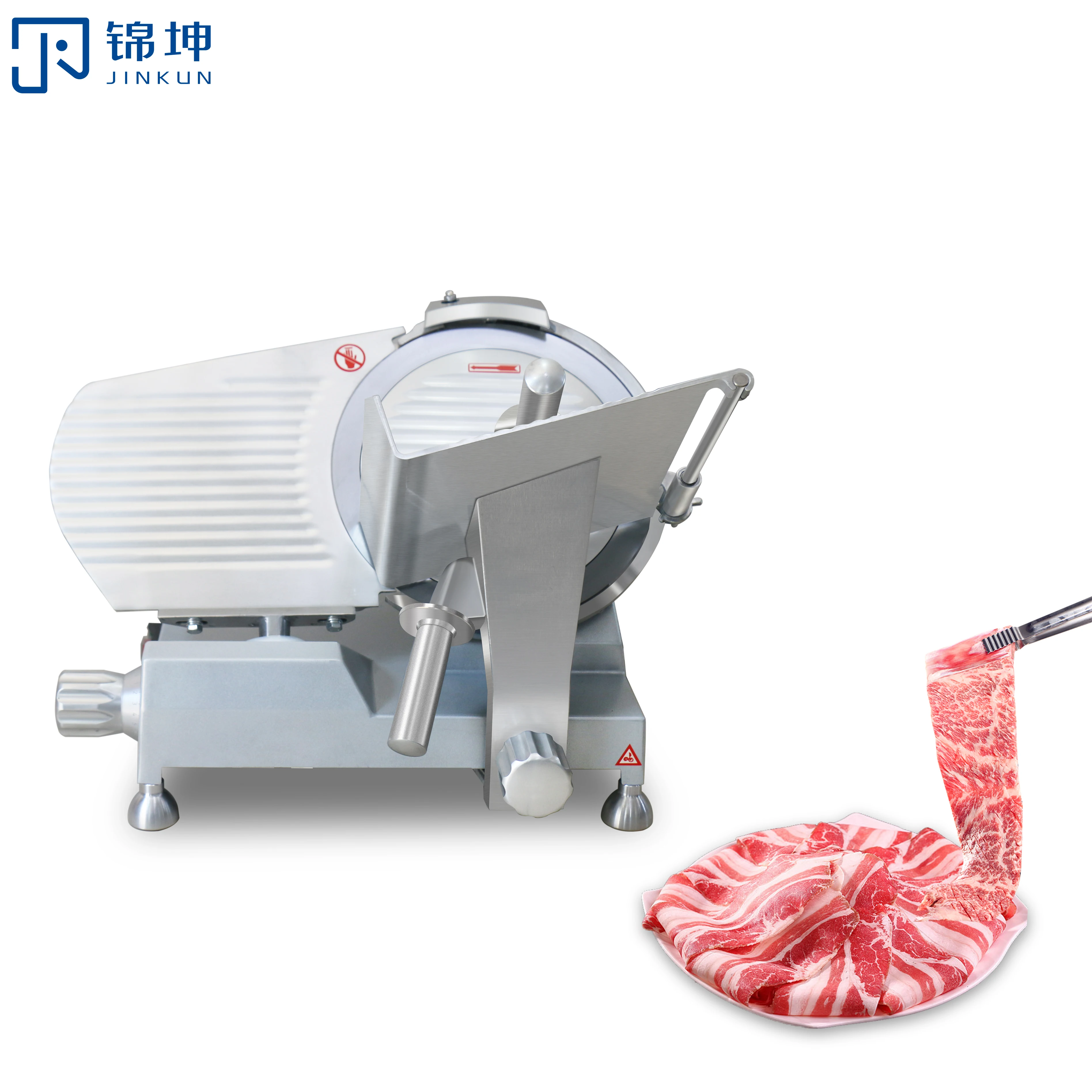 220V 240W Commercial Electric Semi-automatic Meat Slicer JK-220L Can Cut Thickness 0.1-12mm Blade Diameter 220mm Spot