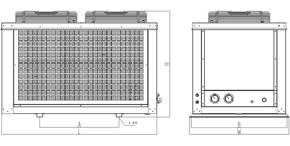 Cold Room Refrigeration Compressor Racks, Low Temperature Piston Parallel Condensing Unit for Fishery