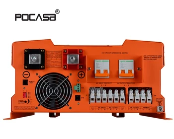 Copper transformer DC 48V AC 220V 10000W 10000 watt 10kW sine wave power inverter with charger