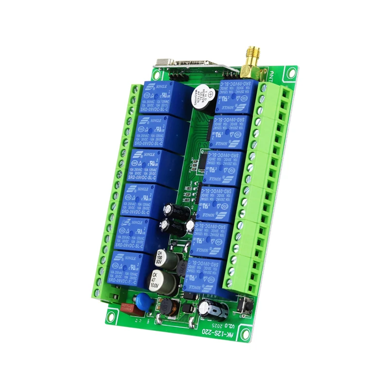 12 Channel Wireless Remote Control Switch 433MHz 315MHz Remote Controller for Led Light Gate Industrial Control