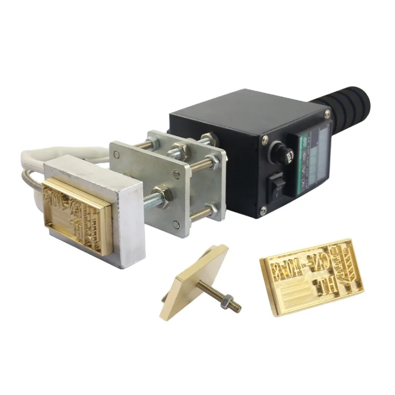 Handheld Leather Heat Press Debossed Custom Logo Branding Machine for Wood Plastic