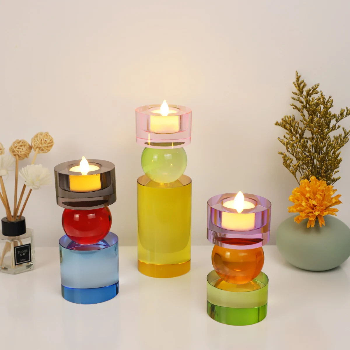 Hot Selling Votive Glass Candle Stick Holder for Table Centerpiece Wedding Living Room Christmas Decor supplier