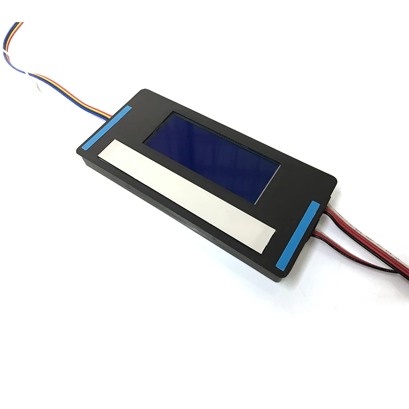 Toophick Pro LED Mirror Light On-Off Touch Switch Time Temperature Display for Bluetooth Music Player Defogger Control Blue