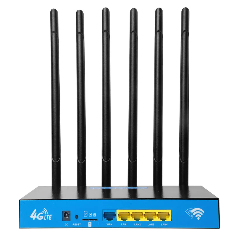 1200Mbps 4G Bonding Router with 4 SIMs Durable and Reliable Networking Device