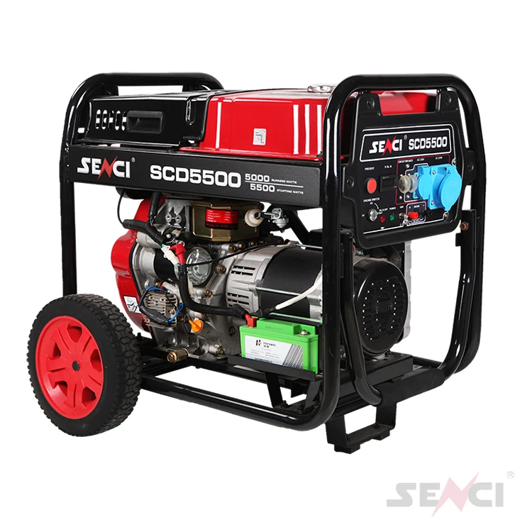 2kVA to 10kVA Portable Diesel Generator Set 7kVA 8kVA 5kw 10kw 3 Phase Yamaha Engine Electric Power Generator Diesel for Sale