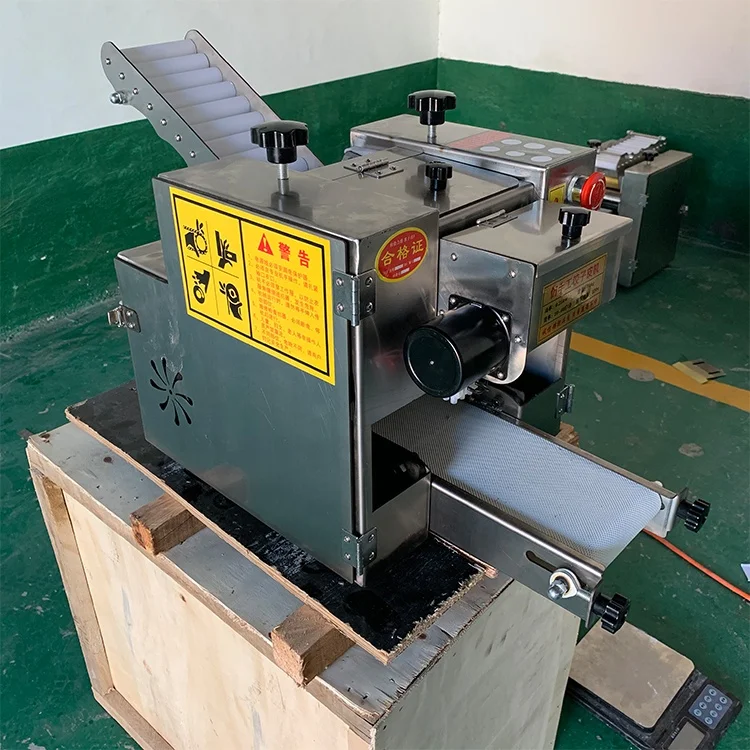 Dumpling Wrapper Maker Round Square Dough Sheet Wonton Spring Roll Samosa Empanada Ravioli Gyoza Sambousek Skin Making Machine