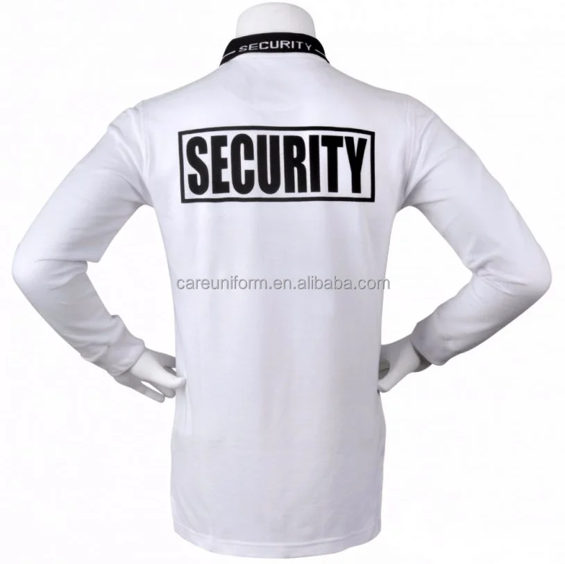 Officer Uniform Custom Long Sleeve Security Guard Polo Shirts Security